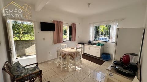 TEMPORADA: Casa 1 dormitório c/ar, Praia de Palmas.